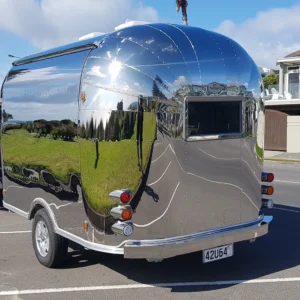 Airstream Mirrored Stainless Steel Trailer 3.4m