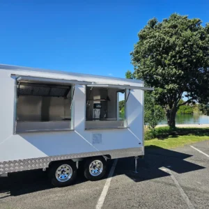 White Square Food Trailer 3.9m